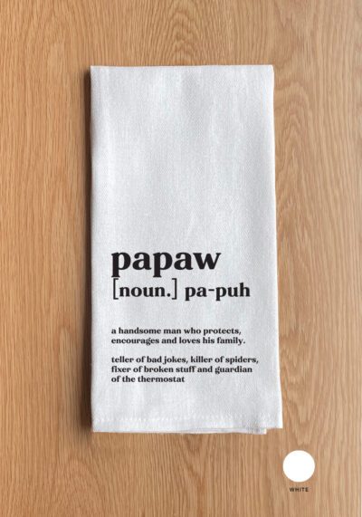 Papaw definition White Kitchen Towel