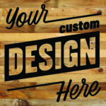 14x14 Custom Design Reclaimed Wood Wall Décor Sign