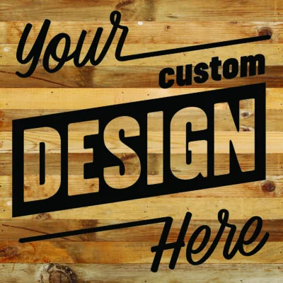 14x14 Custom Design Reclaimed Wood Wall Décor Sign