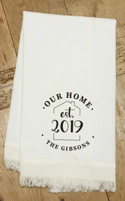 Our Home Custom Design MS Natural Kitchen Towel